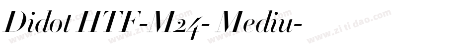 Didot HTF-M24- Mediu字体转换